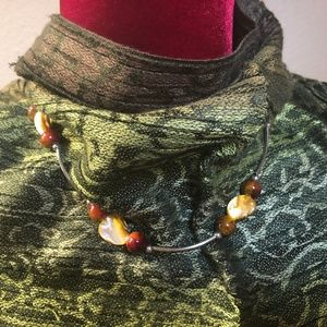 Handcrafted Silver and Freshwater Pearl Necklace